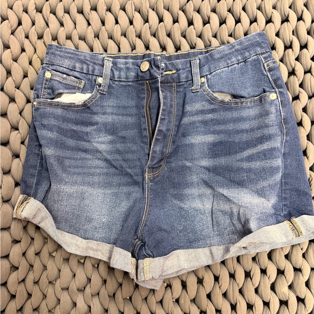 No Boundaries Classic Blue Jean Shorts